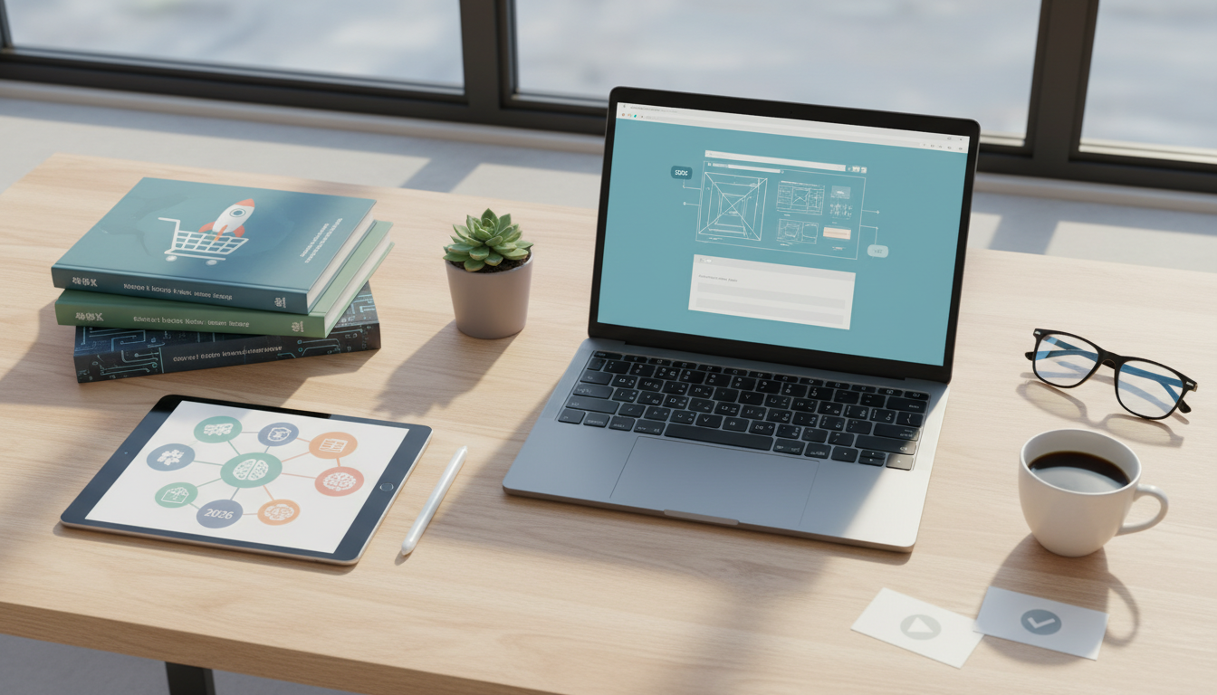 Иллюстрация к статье о Как открыть интернет-магазин в 2026 и какой движок выбрать