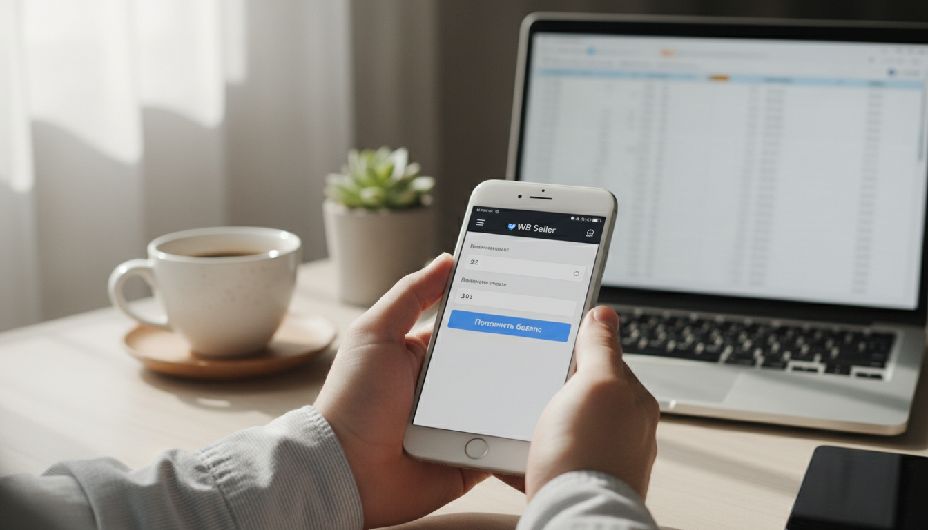 Иллюстрация к статье о как пополнить баланс на вб селлер