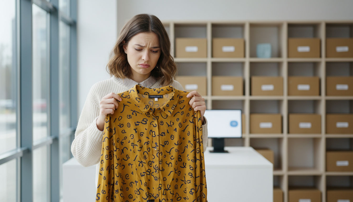 Покупатель осматривает товар в пункте выдачи Wildberries и отказывается от заказа