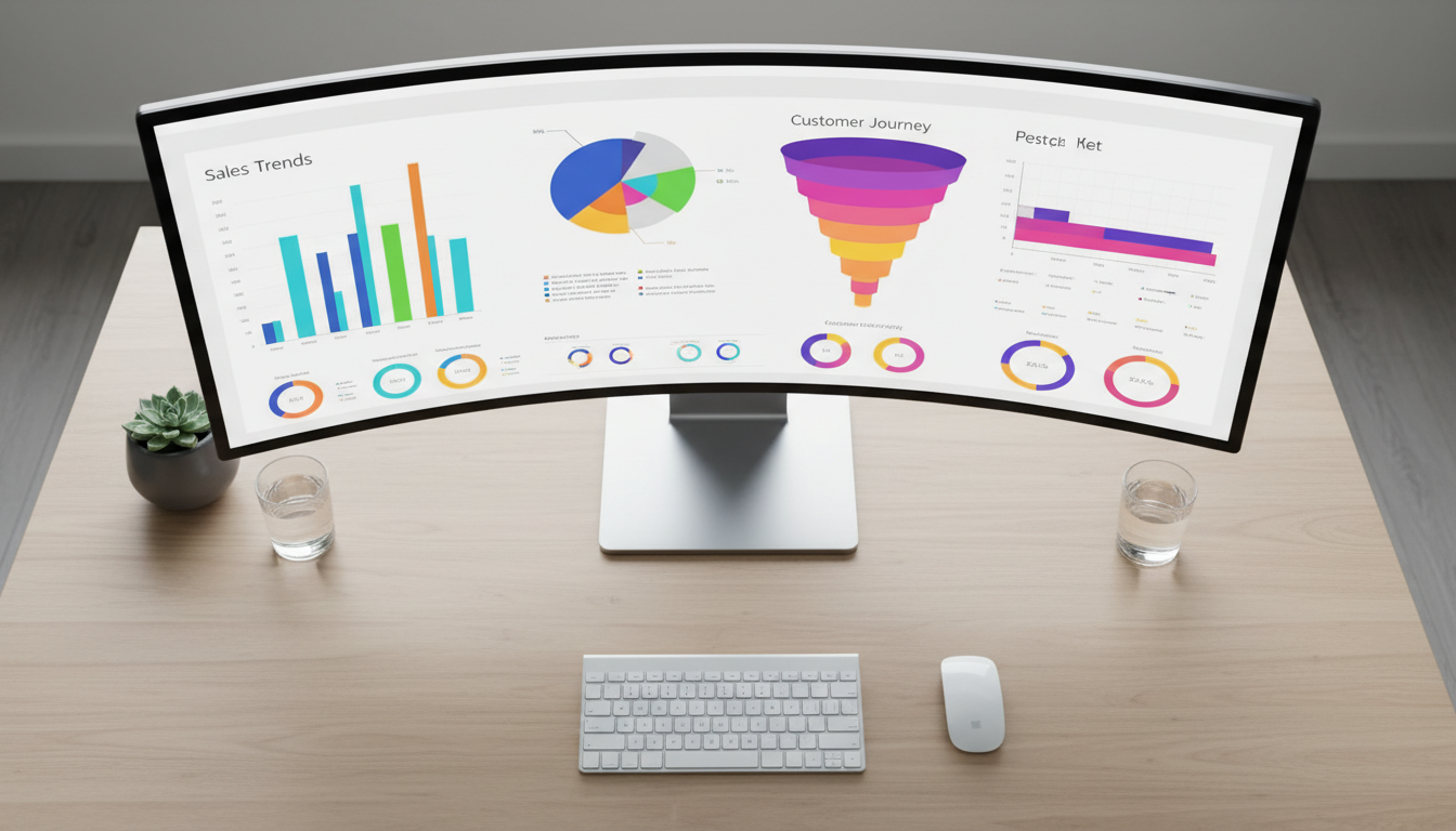 Дашборд аналитики продаж на Wildberries с графиками процента выкупа