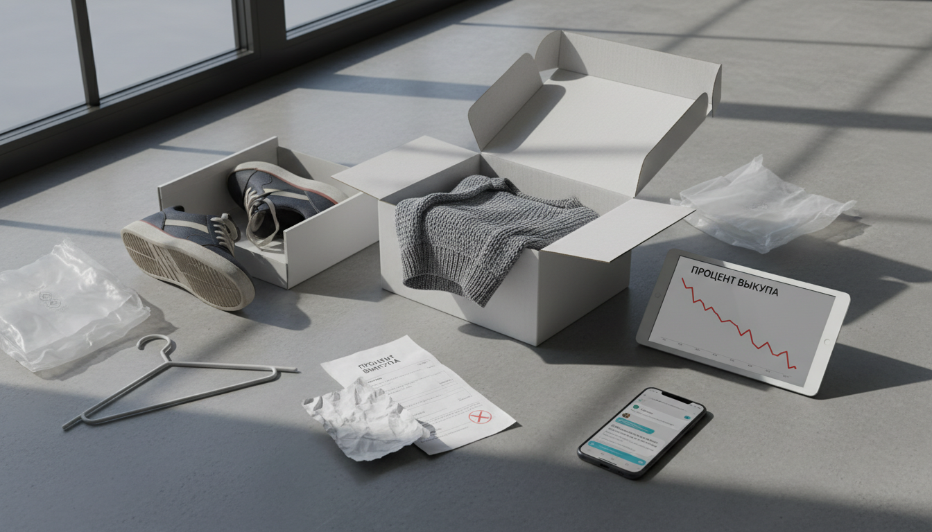 Иллюстрация к статье о почему падает процент выкупа на вайлдберриз