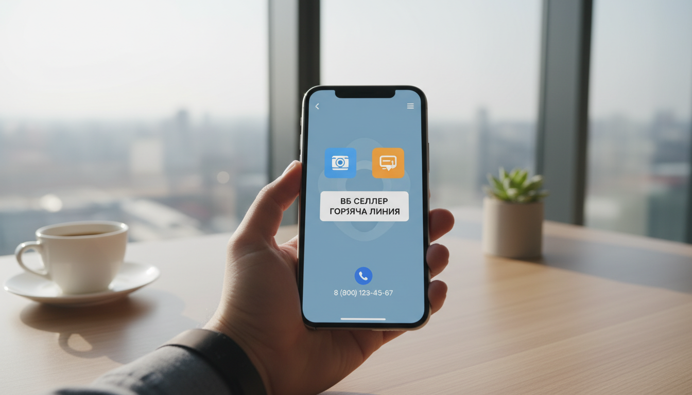 Иллюстрация к статье о вб селлер горячая линия телефон