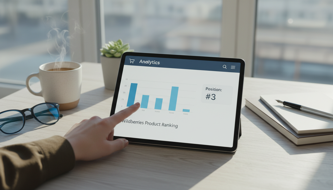 Иллюстрация к статье о как посмотреть на каком месте карточка товара на вайлдберриз