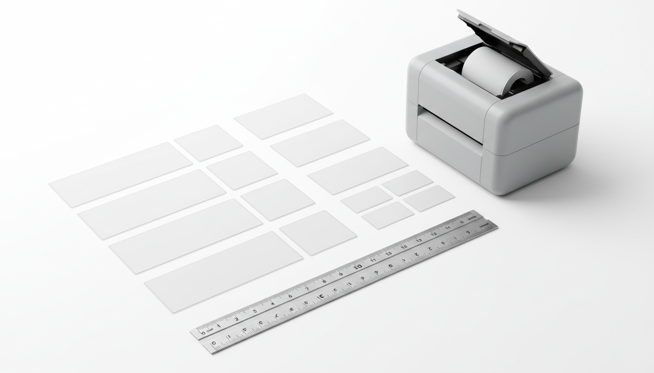 Различные размеры самоклеящихся этикеток для маркетплейса на рулоне термобумаги