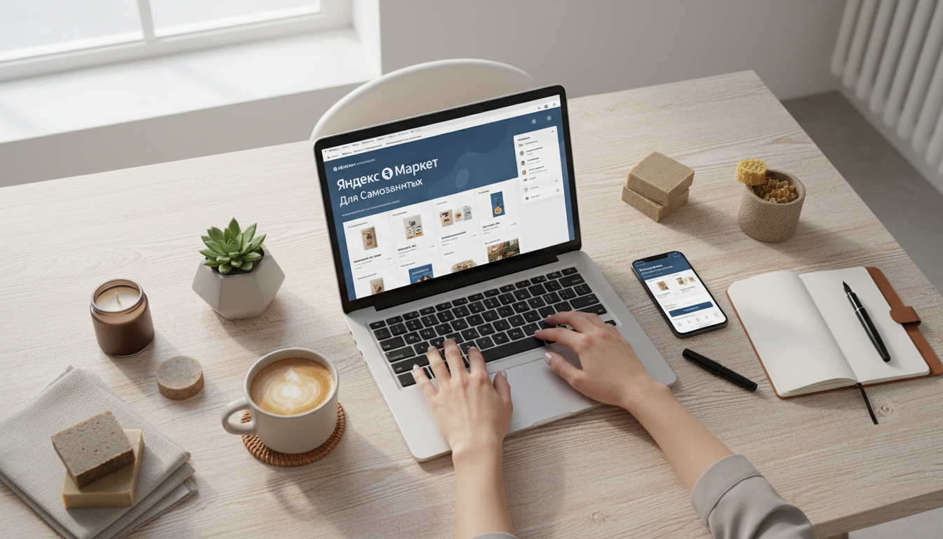 Иллюстрация к статье о яндекс маркет для самозанятых