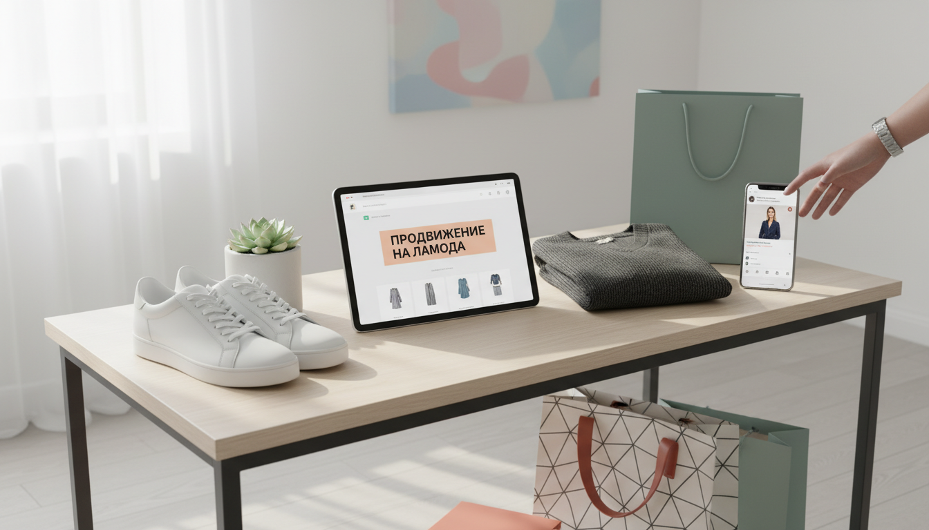 Иллюстрация к статье о продвижение на ламода