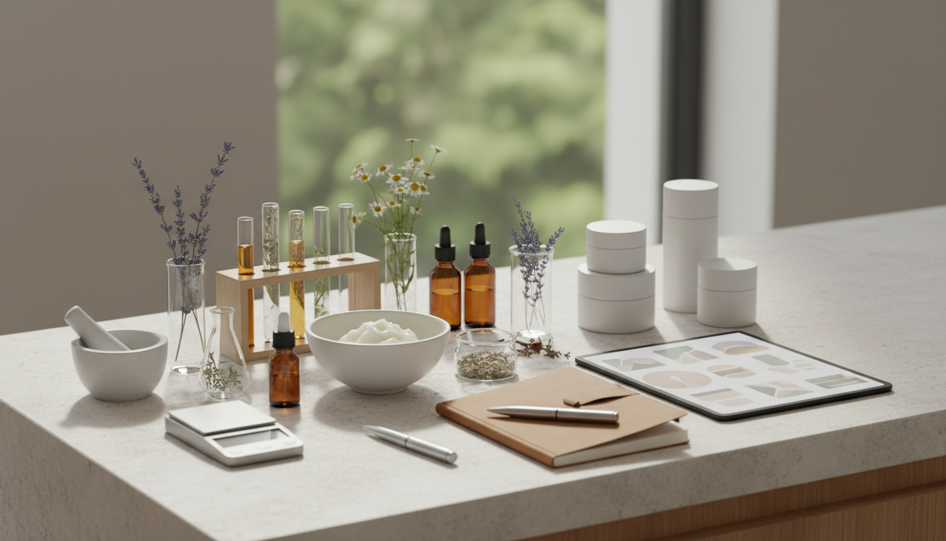 Иллюстрация к статье о как создать свой бренд косметики с нуля