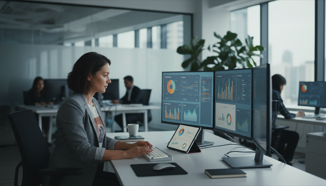 Инструменты SMM продвижения — аналитика социальных сетей на мониторе компьютера