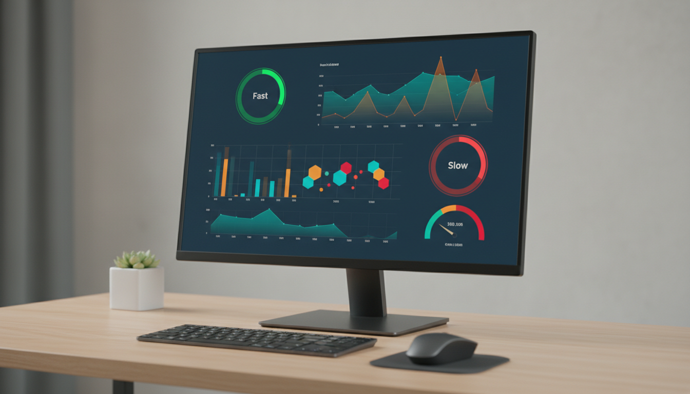 Экран с показателями Core Web Vitals LCP INP CLS — результаты проверки скорости сайта
