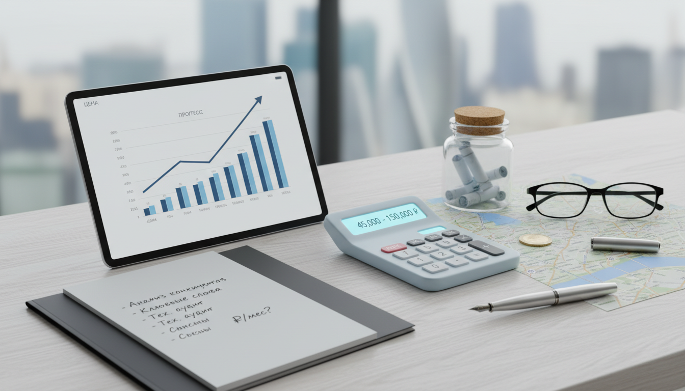 Иллюстрация к статье о Сколько стоит SEO-продвижение сайта в Москве