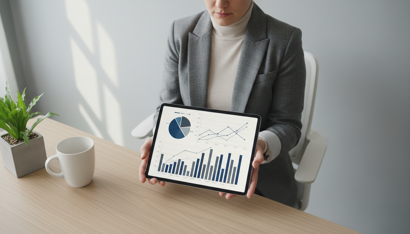 Формула коммерческого ранжирования — схема анализа сайта на планшете