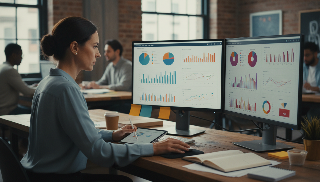 Продавец маркетплейса анализирует внешний трафик и рекламные метрики