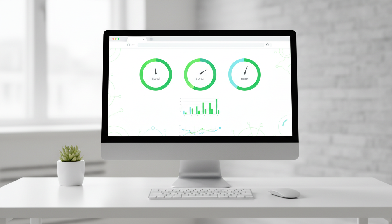 Метрики Core Web Vitals LCP INP CLS на экране — оценка скорости сайта