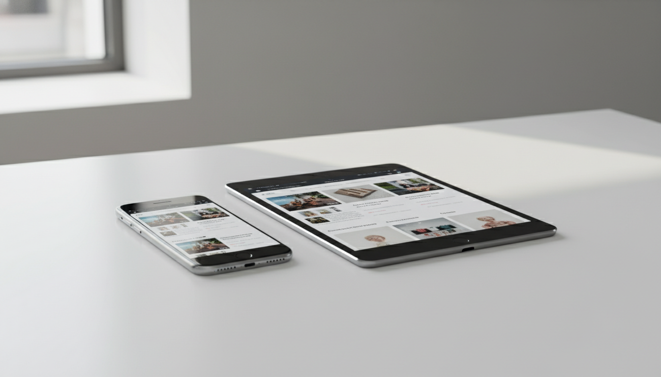 Адаптивный сайт на смартфоне и планшете — мобильная версия для SEO