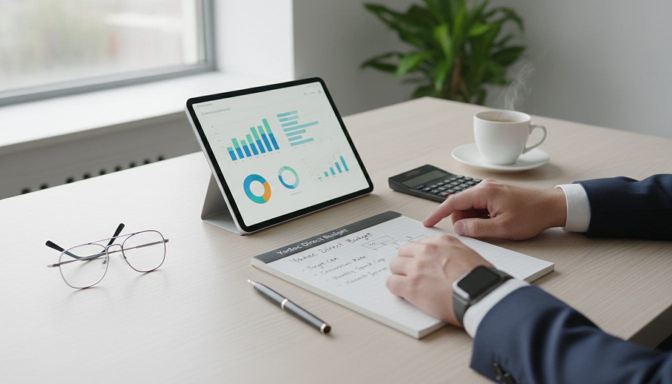 Иллюстрация к статье о Бюджет на Яндекс Директ: как рассчитать