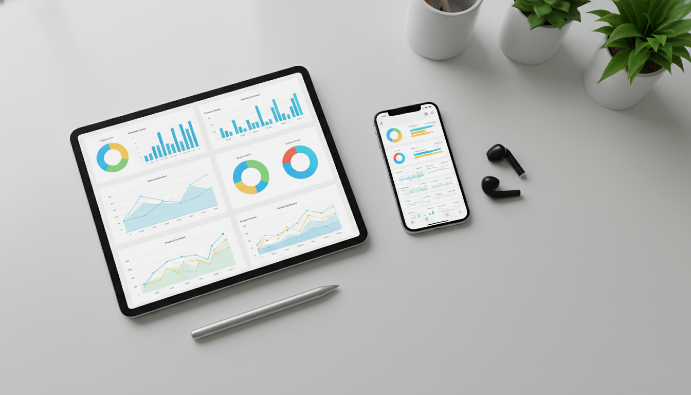 Аналитика контекстной рекламы для маркетплейсов Wildberries и Ozon — экран с графиками конверсий и ROI