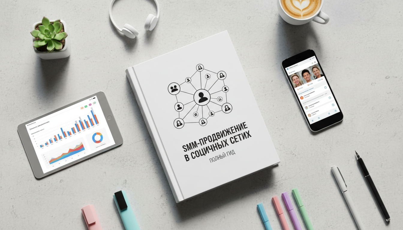 Иллюстрация к статье о SMM-продвижение в социальных сетях: полный гид