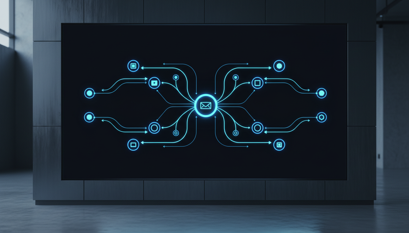 Схема автоматической email-воронки с цепочками триггерных писем для интернет-магазина