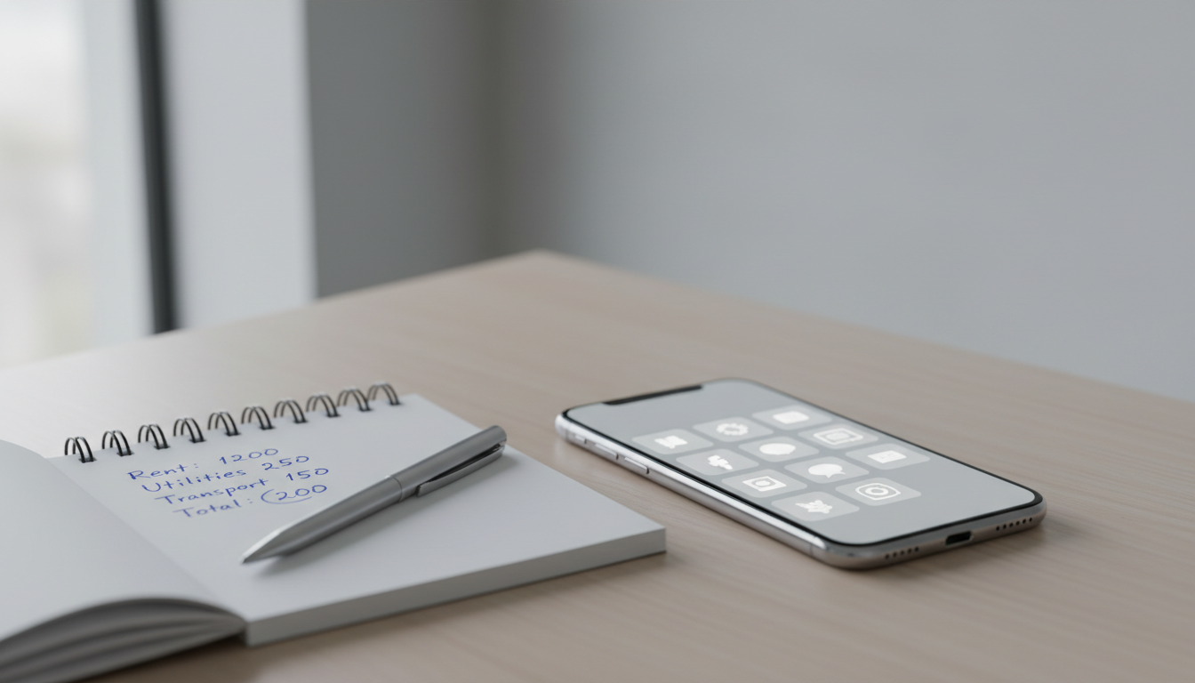 Сравнение стоимости рекламы в соцсетях — смартфон с иконками ВКонтакте и Telegram на фоне графиков расходов