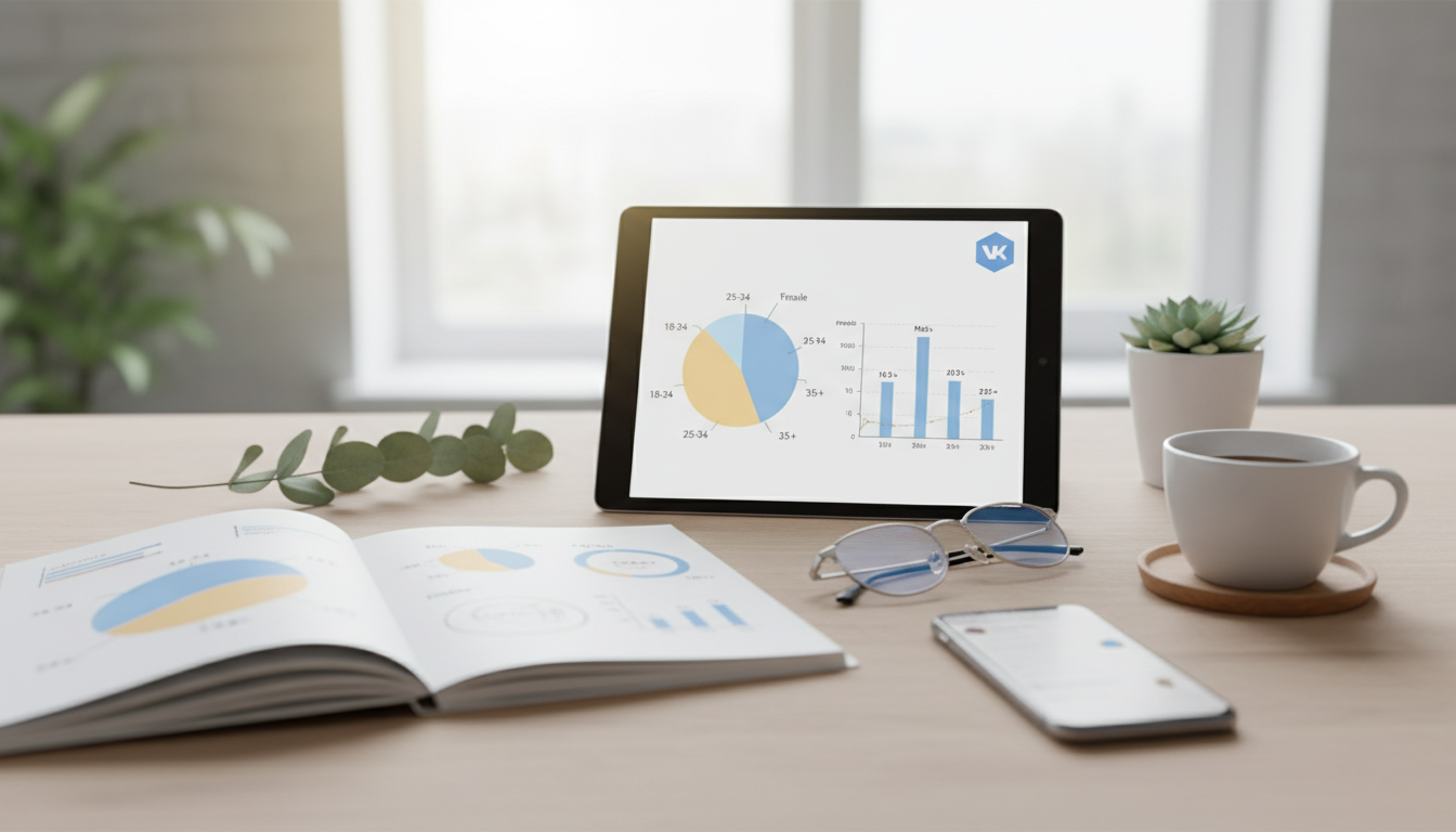 Иллюстрация к статье о Целевая аудитория ВКонтакте: возраст, пол, статистика