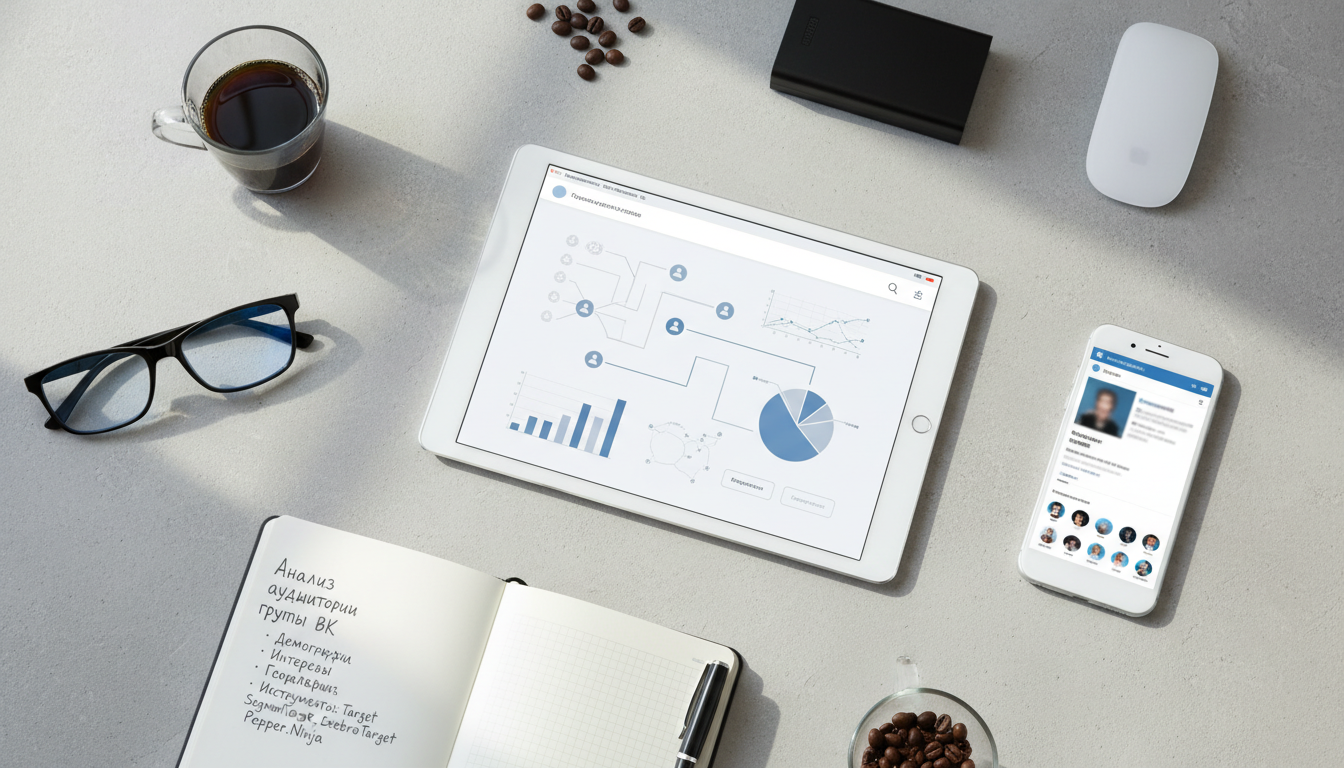 Иллюстрация к статье о Анализ аудитории группы ВКонтакте: инструменты
