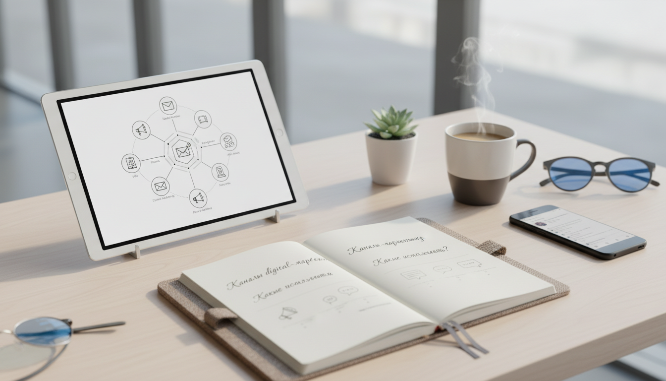 Иллюстрация к статье о Каналы digital-маркетинга: какие использовать