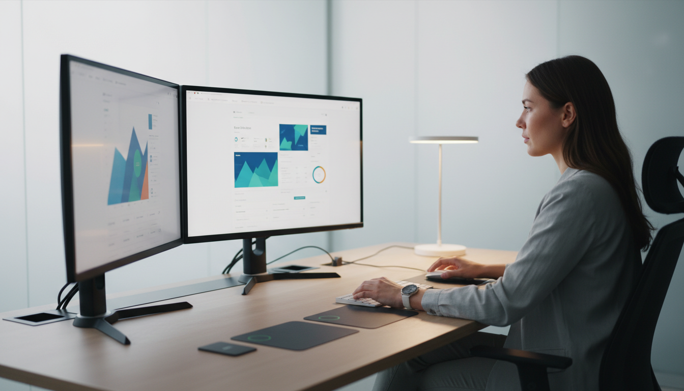 Специалист по маркетплейсам настраивает рекламную кампанию с аналитикой продаж на Wildberries и Ozon