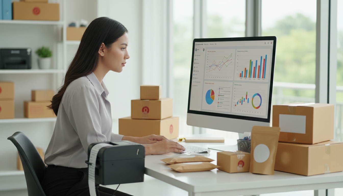 Продавец на маркетплейсе Wildberries анализирует статистику внешнего трафика из ВКонтакте