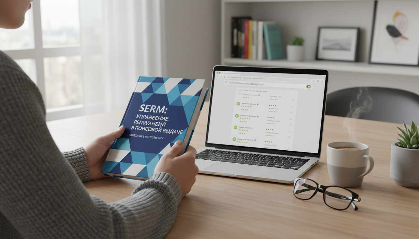 Иллюстрация к статье о SERM: управление репутацией в поисковой выдаче