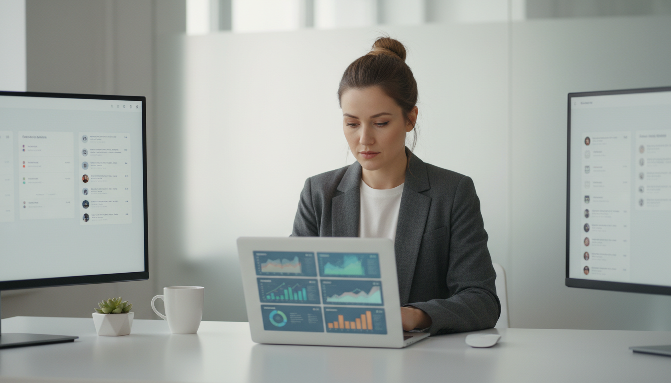 Инструменты формирования положительного имиджа компании: SMM, SEO, PR на экране ноутбука