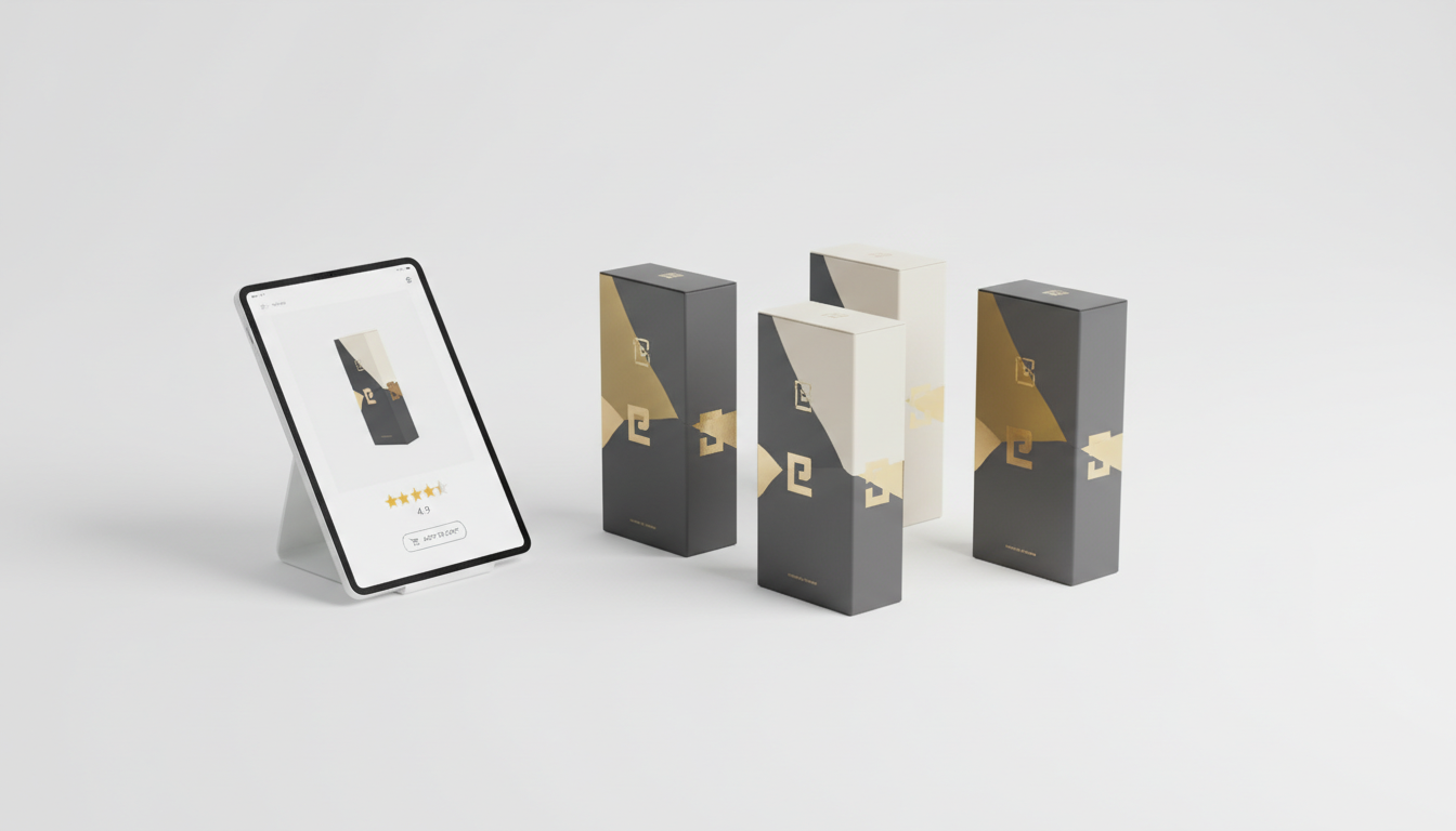 Витрина бренда на маркетплейсе с карточками товаров и высоким рейтингом — пример внешнего имиджа в e-commerce