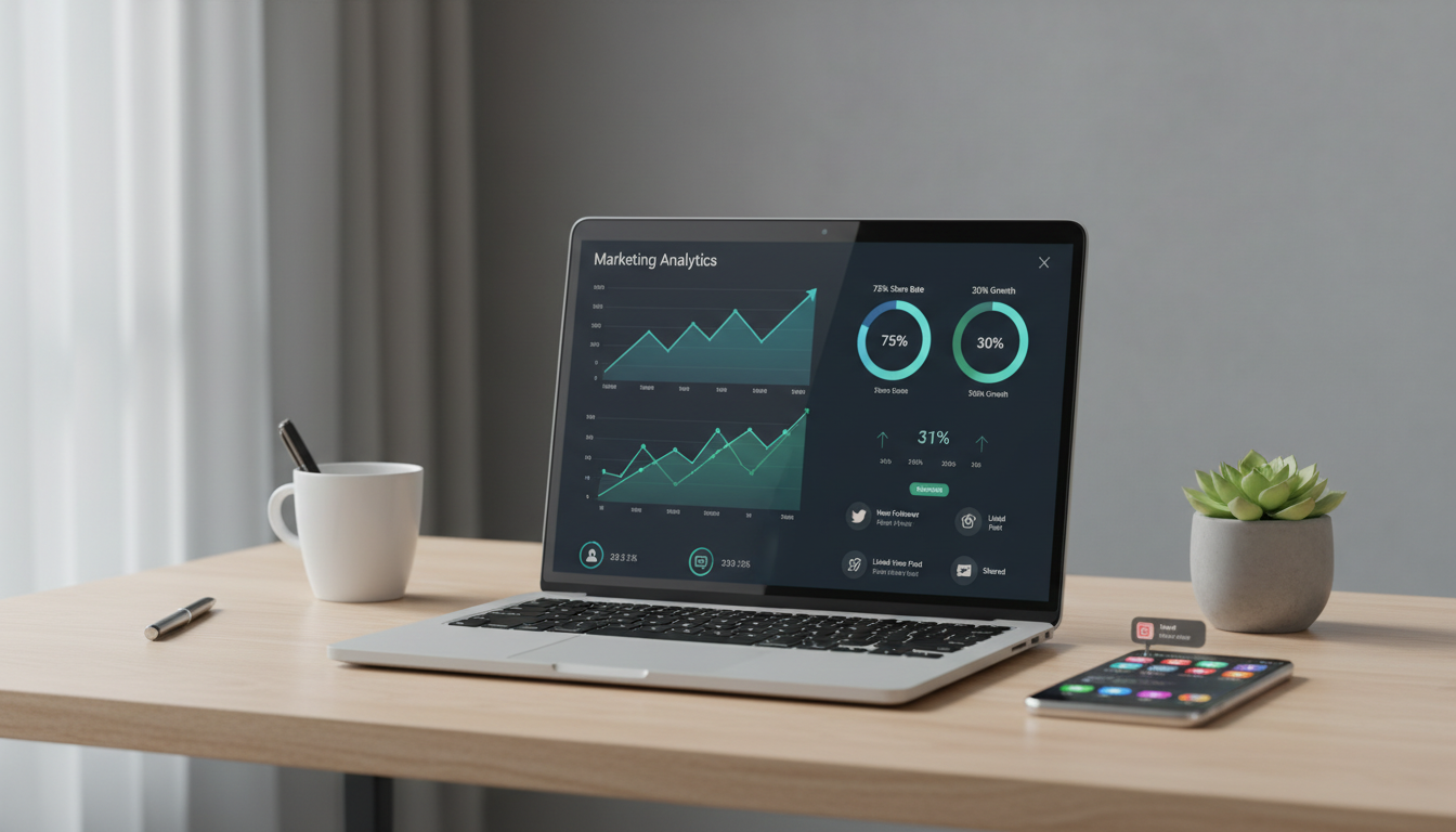 Аналитика вирусной рекламной кампании — графики роста охвата и вовлечённости