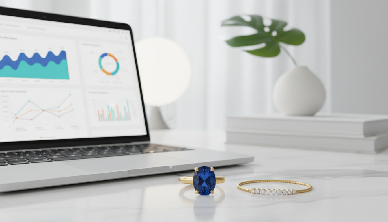 Продвижение ювелирного интернет-магазина — украшения и аналитика на экране