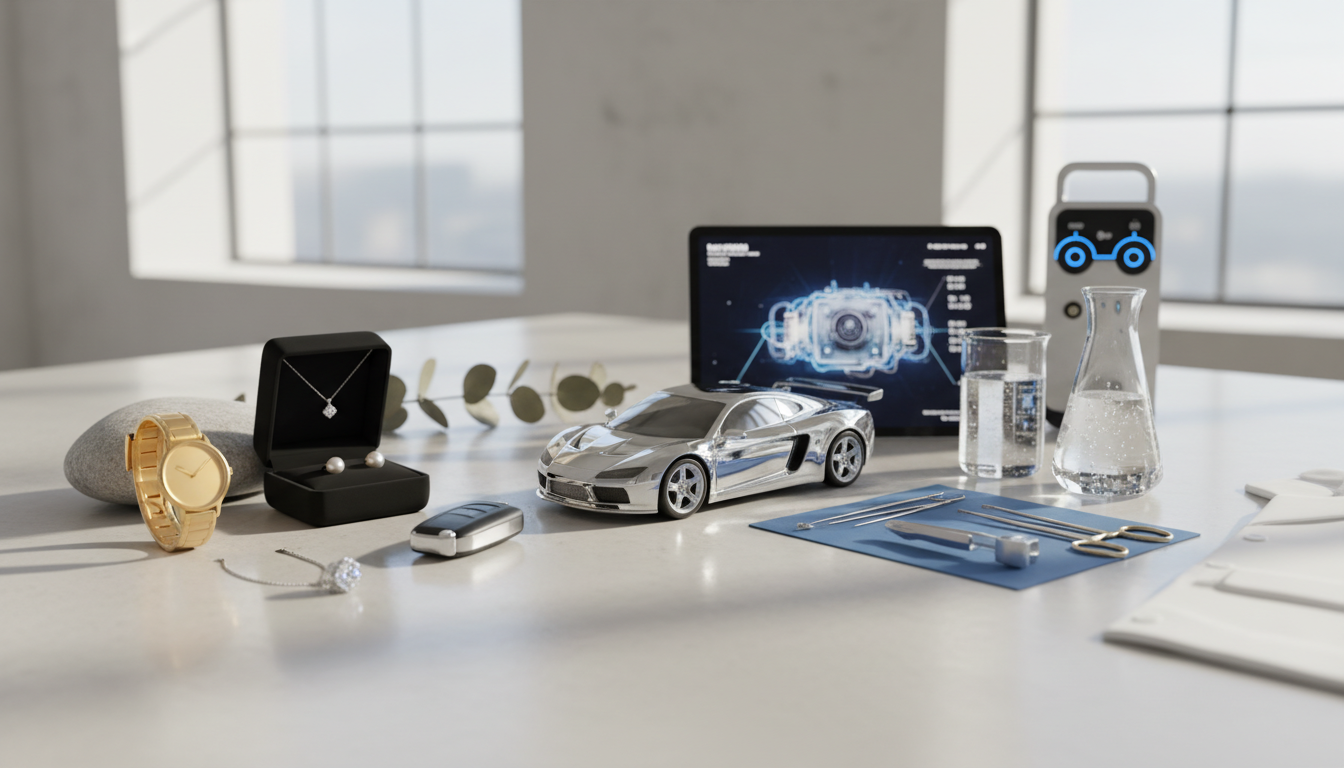 Иллюстрация к статье о Отраслевое продвижение: ювелирный, авто, медицина