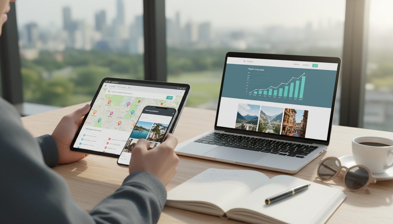 Иллюстрация к статье о Продвижение туристических сайтов и услуг