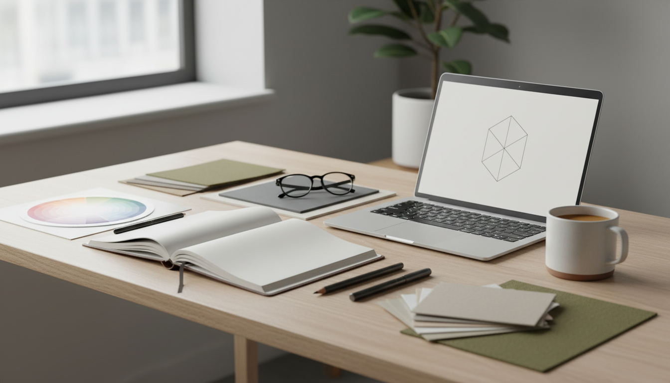 Иллюстрация к статье о Создание фирменного стиля: логотип и дизайн