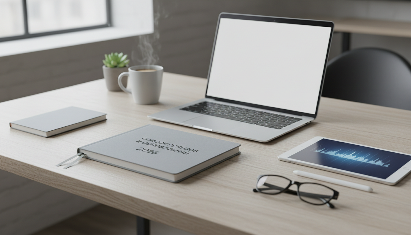 Иллюстрация к статье о Список релизов и обновлений 1С 2026