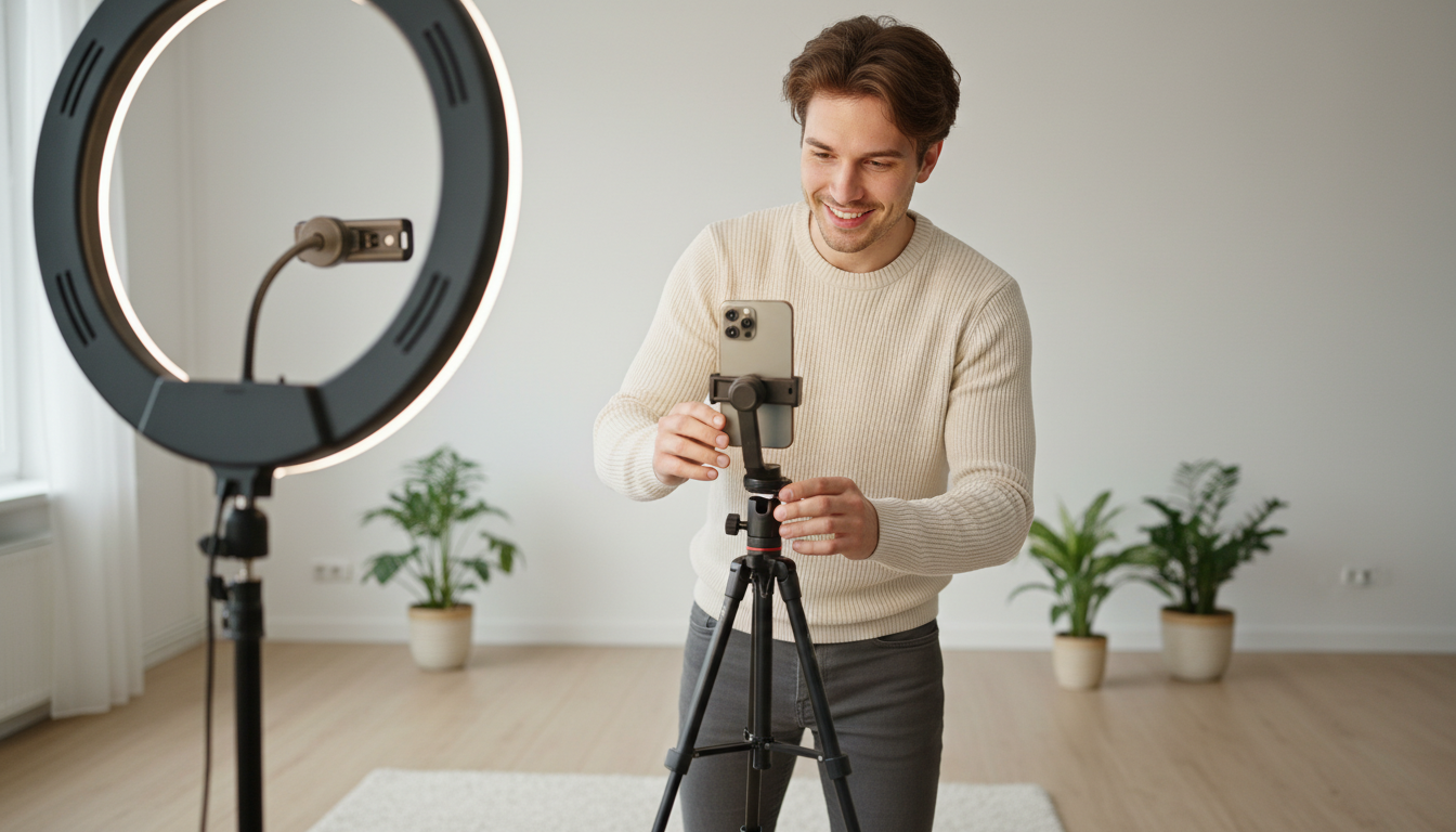 Съёмка вертикального видео для VK Клипов на смартфон