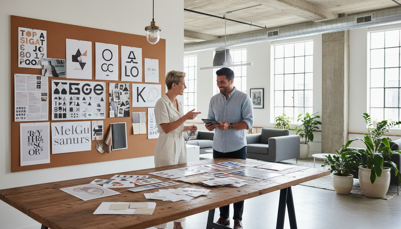 Сравнение работы фрилансера и дизайн-студии — рабочий процесс создания логотипа