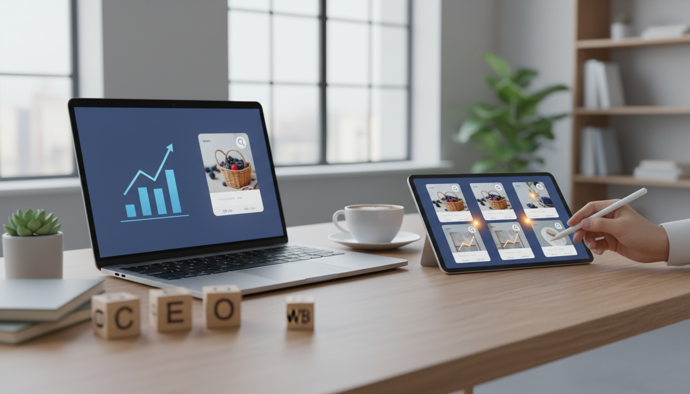 Иллюстрация к статье о Как работает SEO-продвижение карточек товара на Wildberries