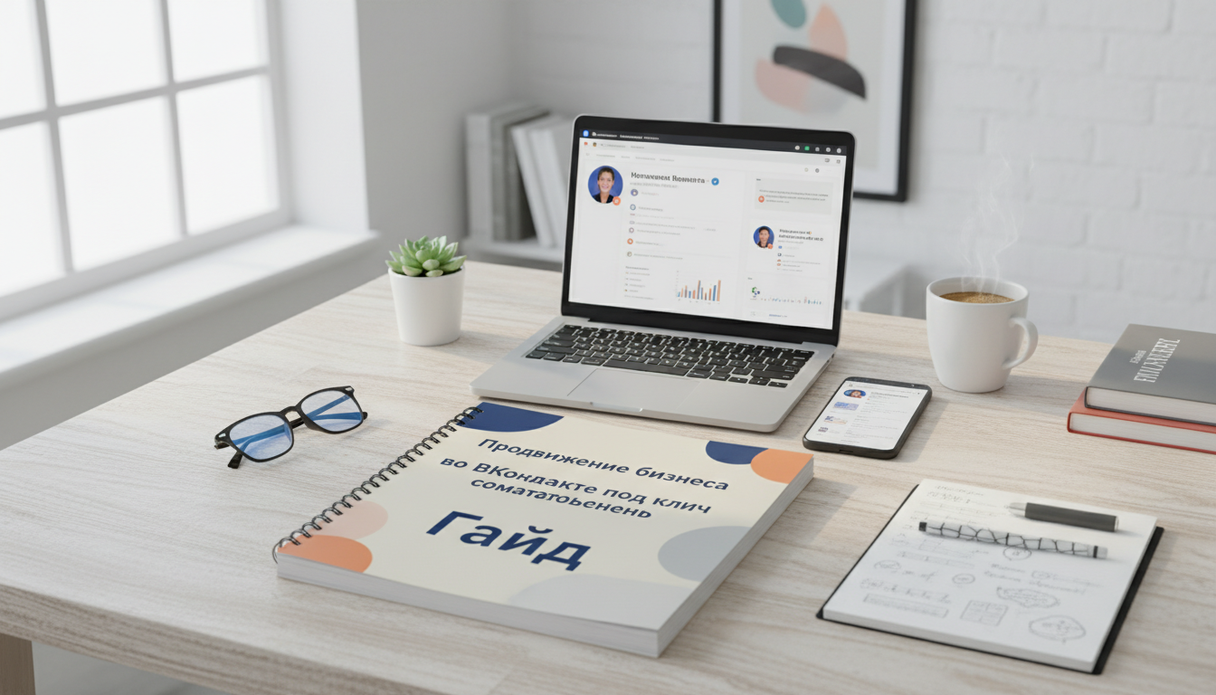Иллюстрация к статье о Продвижение бизнеса во ВКонтакте под ключ самостоятельно гайд