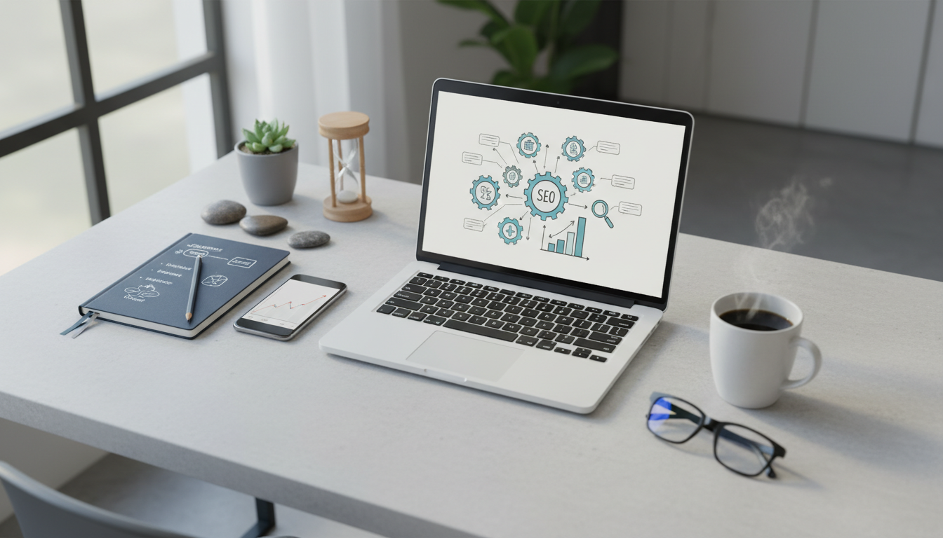 Иллюстрация к статье о Как себе сделать SEO-продвижение сайтов?