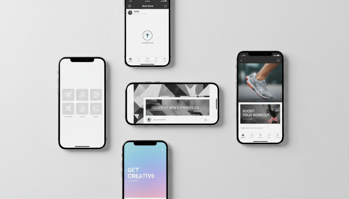 Форматы рекламы мобильных приложений — баннеры и иконки на экране смартфона