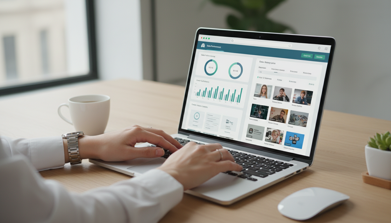 Регистрация продавца в личном кабинете Ozon Seller на ноутбуке