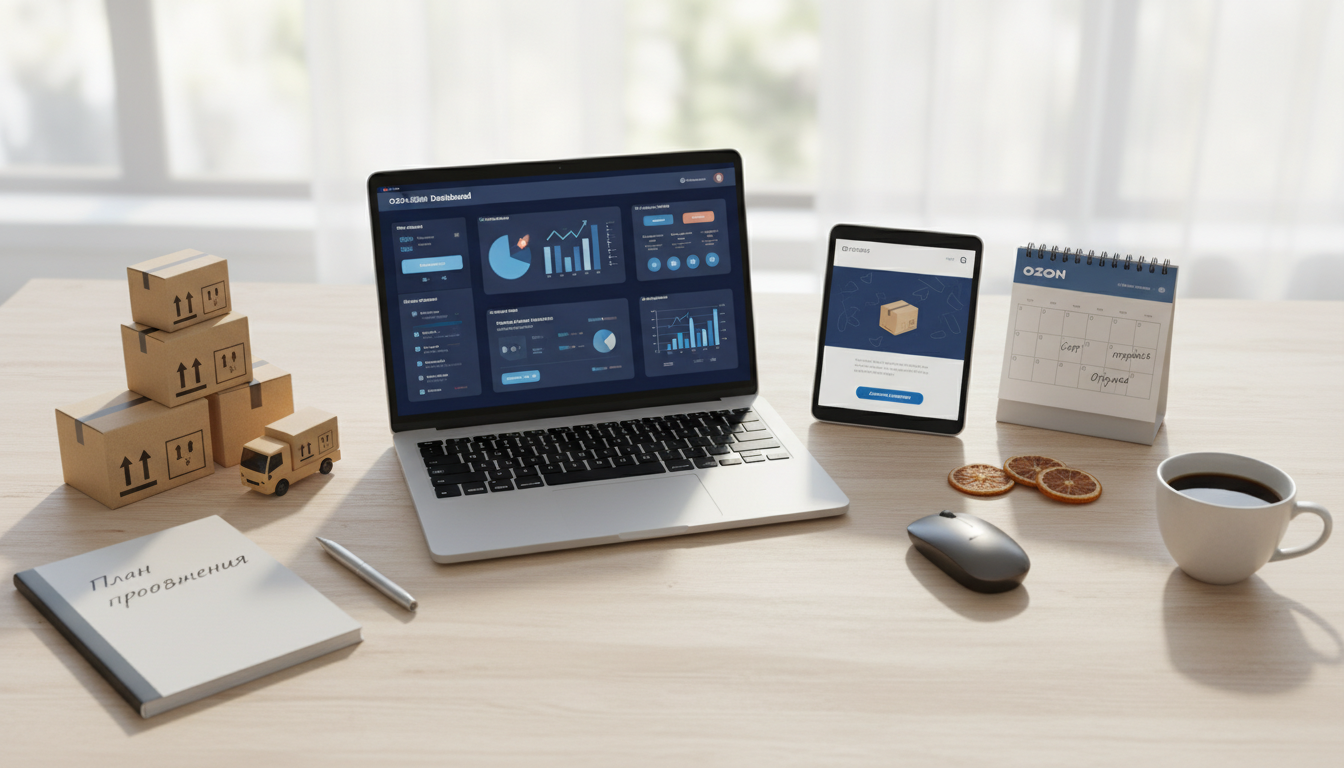 Иллюстрация к статье о Как продавать на Ozon?