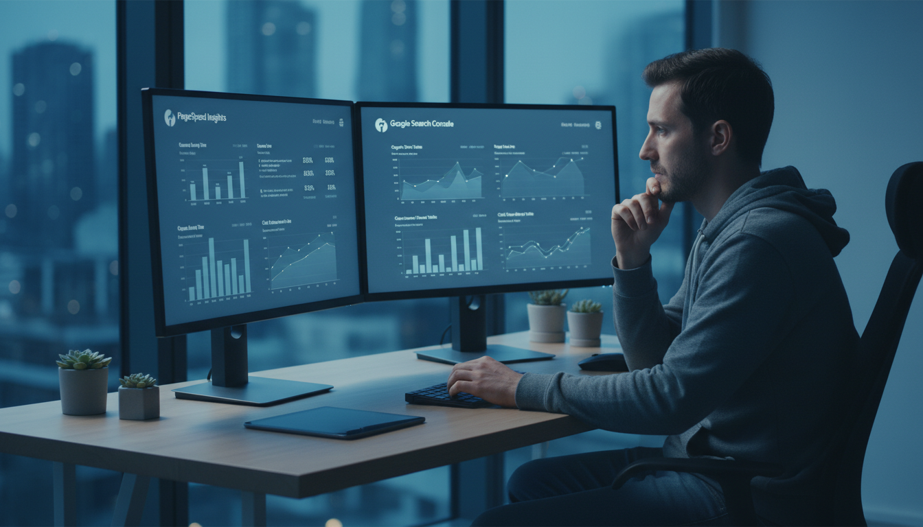 Технический SEO-аудит сайта — анализ Core Web Vitals и скорости загрузки