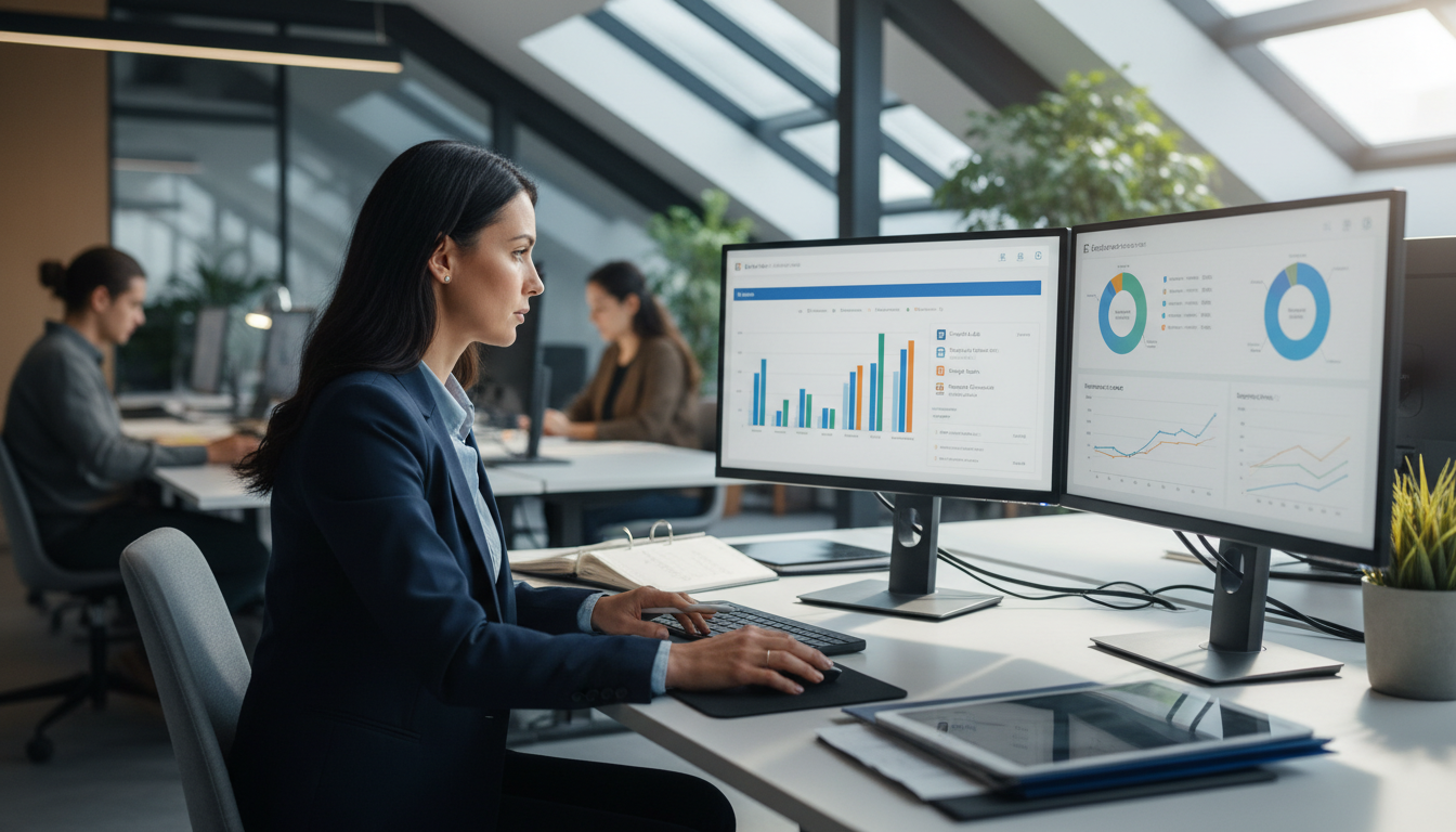 Сравнение форматов рекламы в Яндекс Директ — специалист анализирует отчёты кампаний