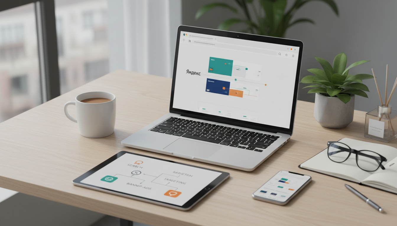 Иллюстрация к статье о Как Разместить медийно-контекстные баннеры на поиске Яндекс