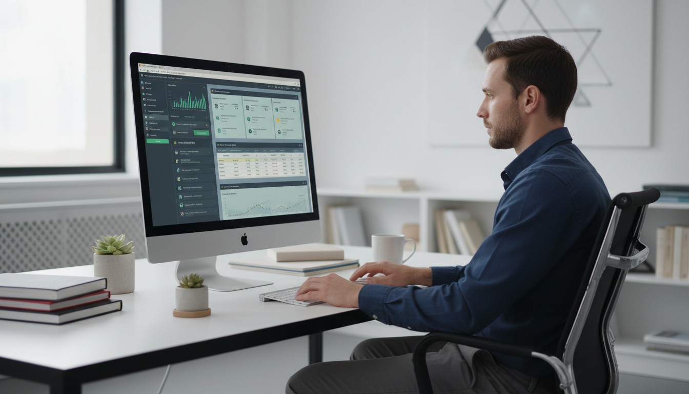 Интерфейс программы для SEO-аудита сайта с отчётом об ошибках