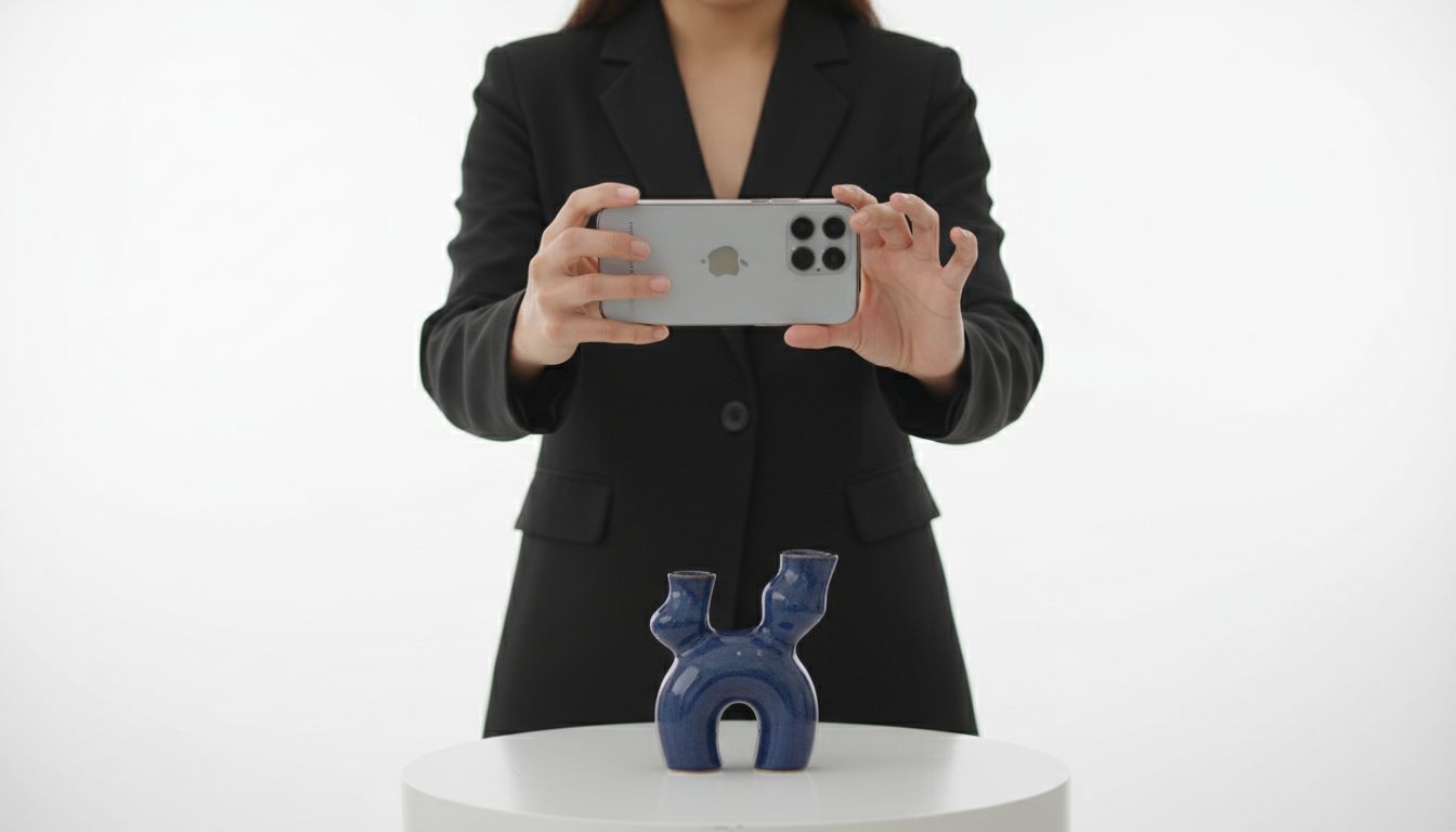 Качественная фотосъёмка товара для объявления на Авито — смартфон на белом фоне